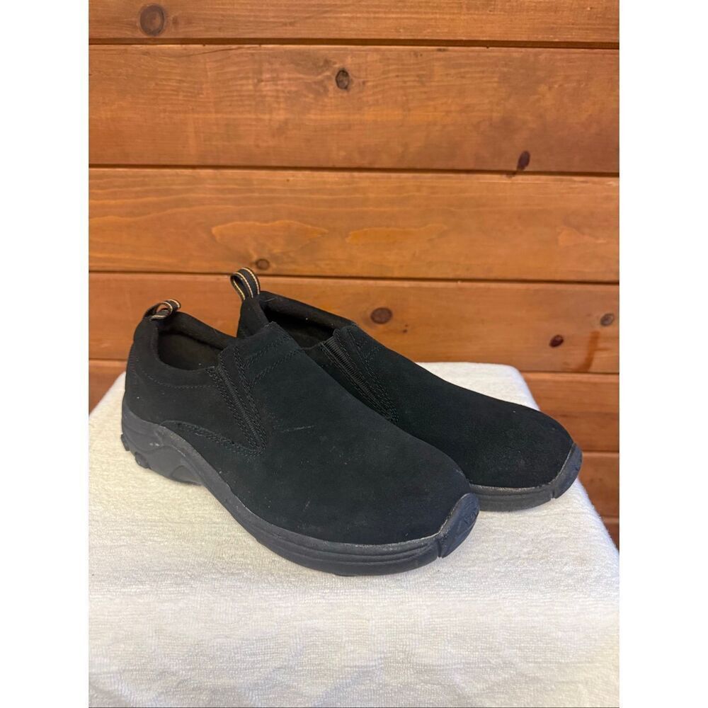 Rugged Outback Men’s slip on Suede Loafers black Sz 8.5 NWT